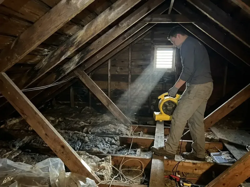 attic-water-damage-drying-proc-007 — frequently asked questions, Emergency Water Extraction & 24/7 Flood Response in La Vist…